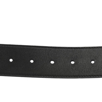 Gucci Moon Calfskin Nickel Double G 40mm Belt 85 34 Black 3 of 7