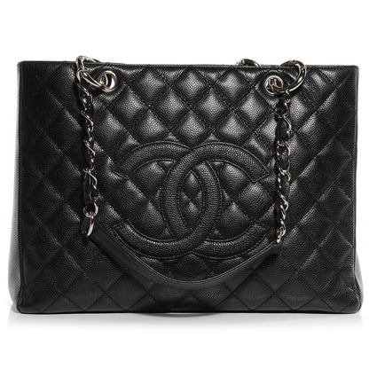 Chanel Caviar Grand Shopping Tote GST Black 1 of 7