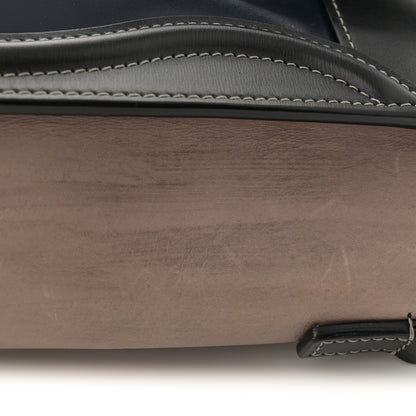 Celine Glazed Calfskin Nano Bi-Color Luggage Dark Blue 12 of 13