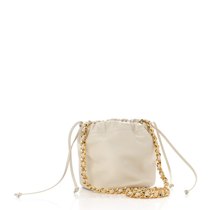 Khaite Smooth Calfskin Aria Bucket Bag Off White 3 of 9