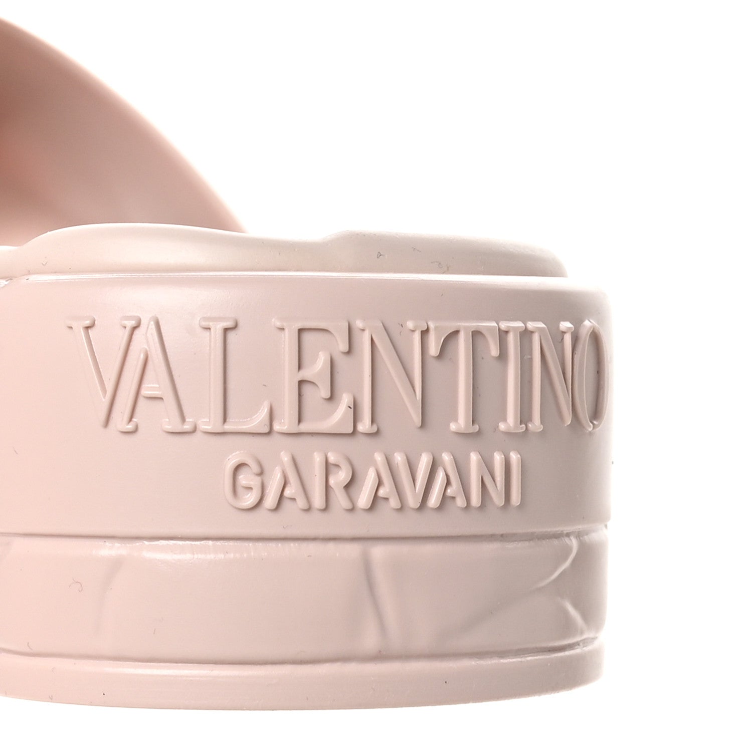 Valentino Garavani Rubber Atelier 03 Rose Edition 25/40mm Platform Slide Sandals 38 Rose Quartz 8 of 9