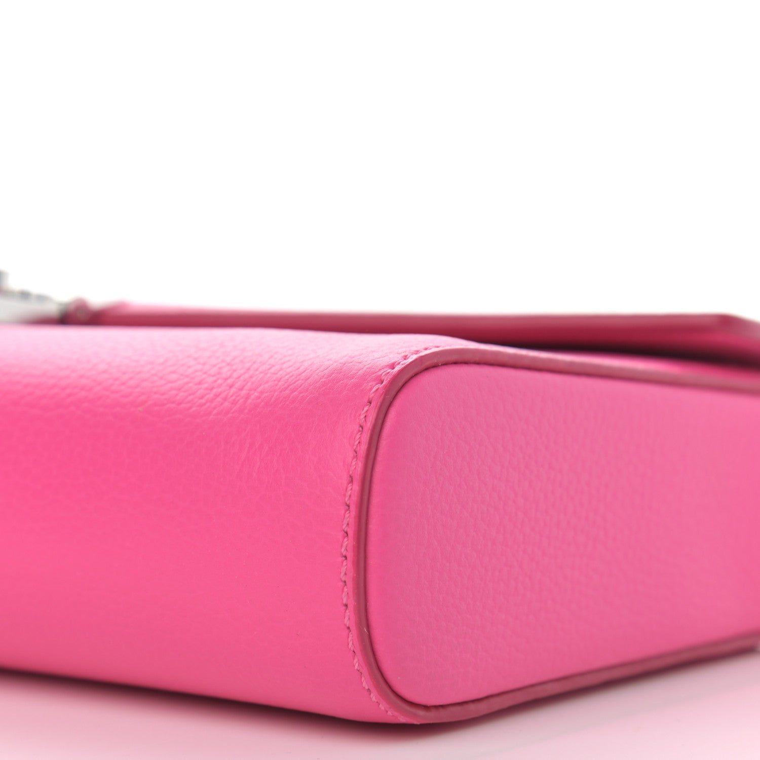 MCM Calfskin Large Patricia Wallet On Chain Pink 10 of 10