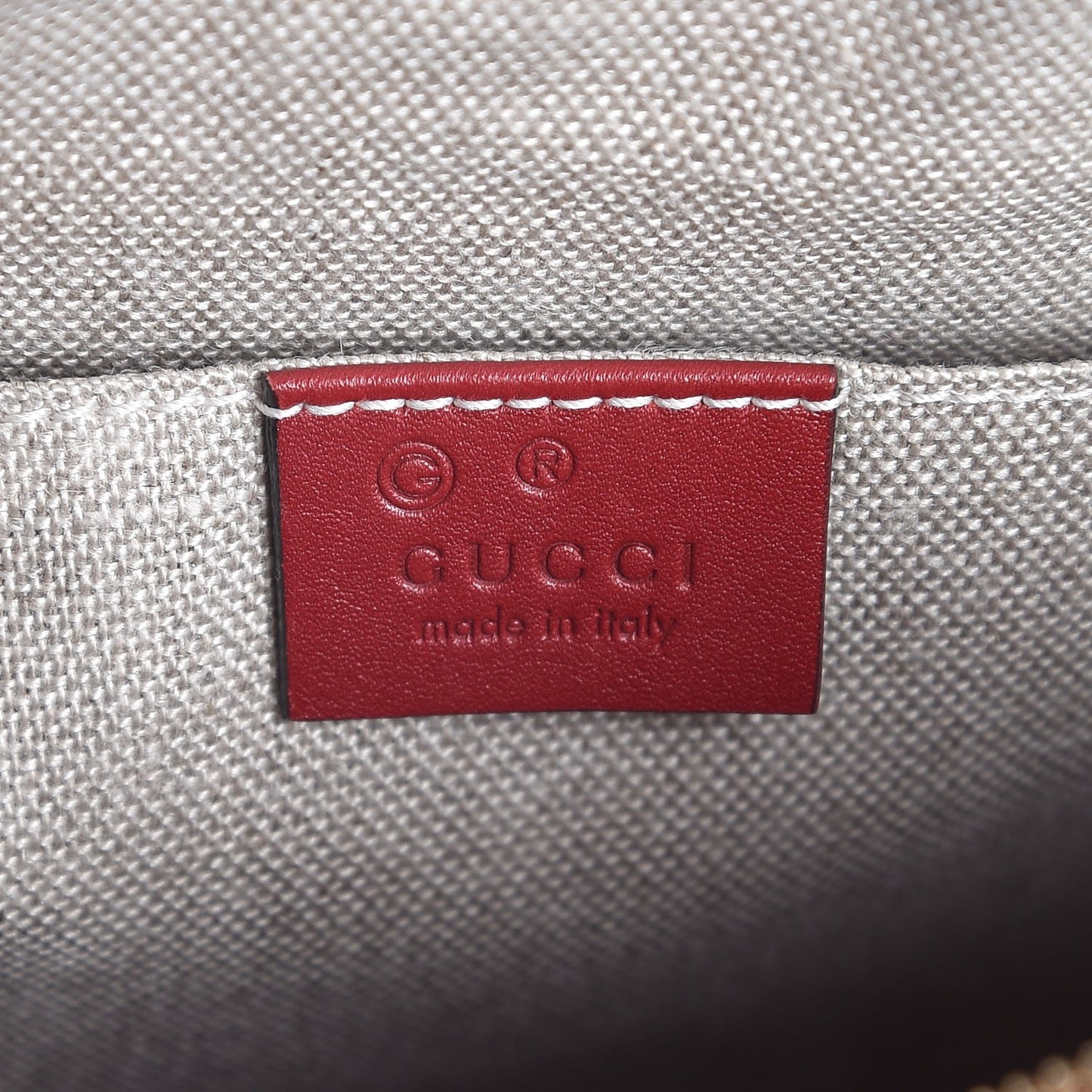 Microguccissima Mini Bree Messenger Bag Red