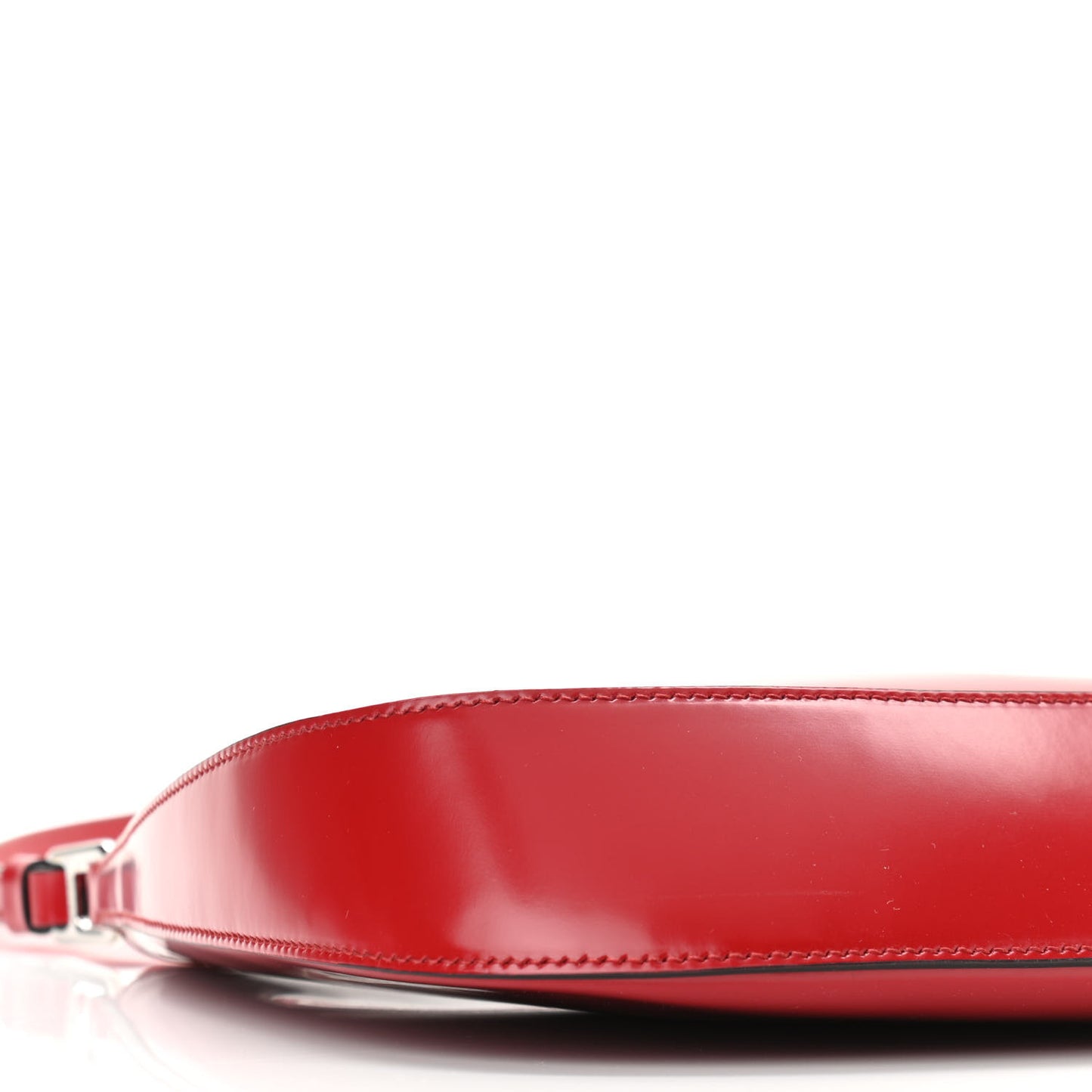 Spazzolato Cleo Shoulder Bag Scarlatto Black