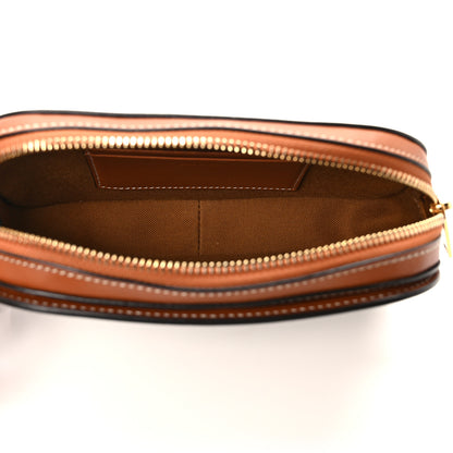Celine Triomphe Canvas Calfskin Belt Bag Tan 5 of 9