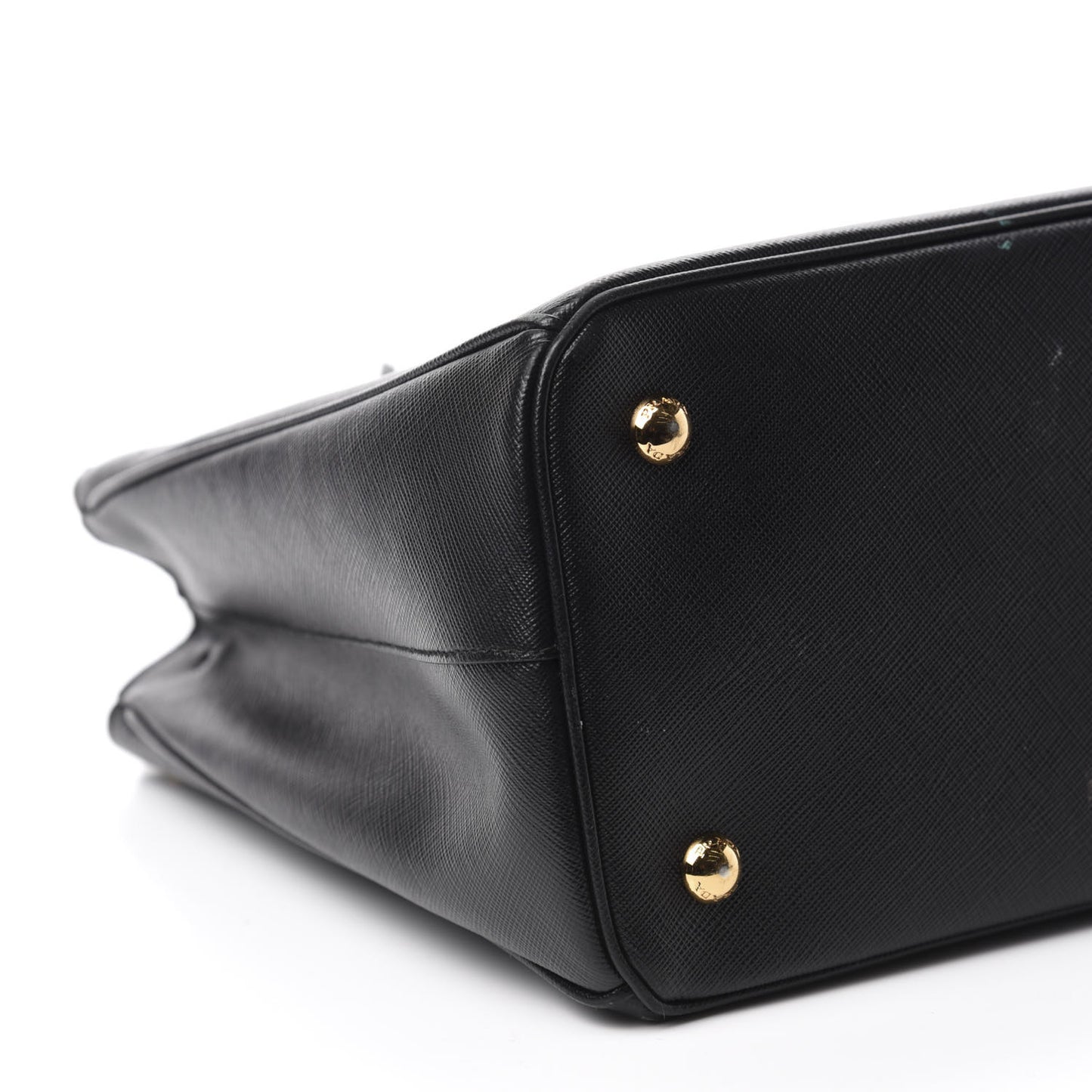 Saffiano Lux Medium Tote Black