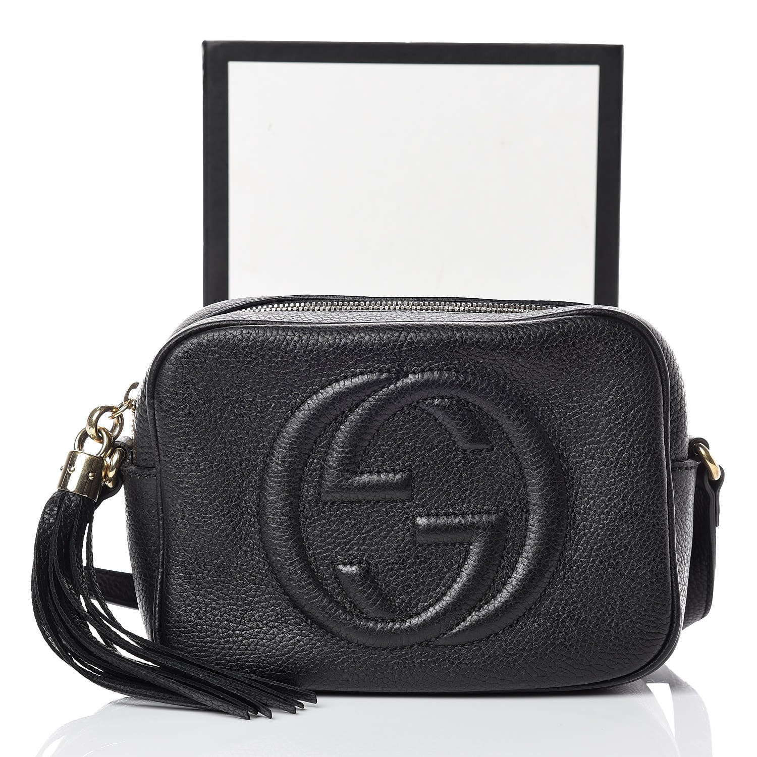 Gucci Pebbled Calfskin Small Soho Disco Bag Black 19 of 19