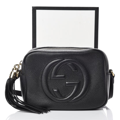Gucci Pebbled Calfskin Small Soho Disco Bag Black 19 of 19