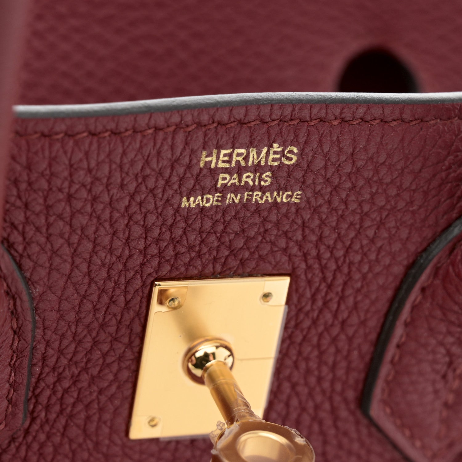 Hermes Togo Birkin 25 Rouge Grenat 6 of 10