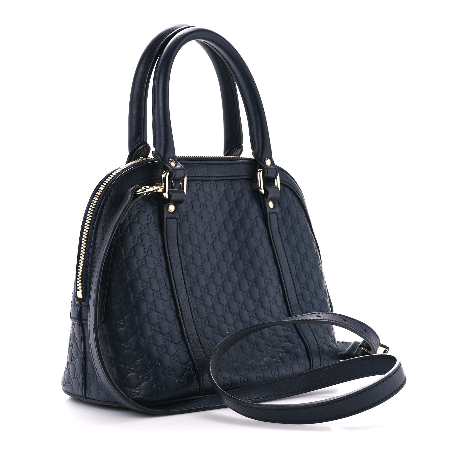 Gucci Soft Microguccissima Mini Dome Bag Blue 3 of 12