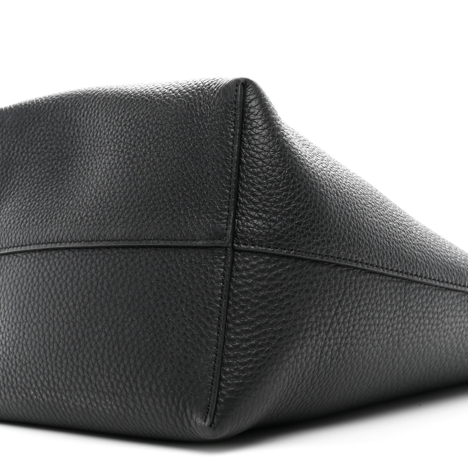 The Row Grained Calfskin Medium N/S Park Tote Black 10 of 10