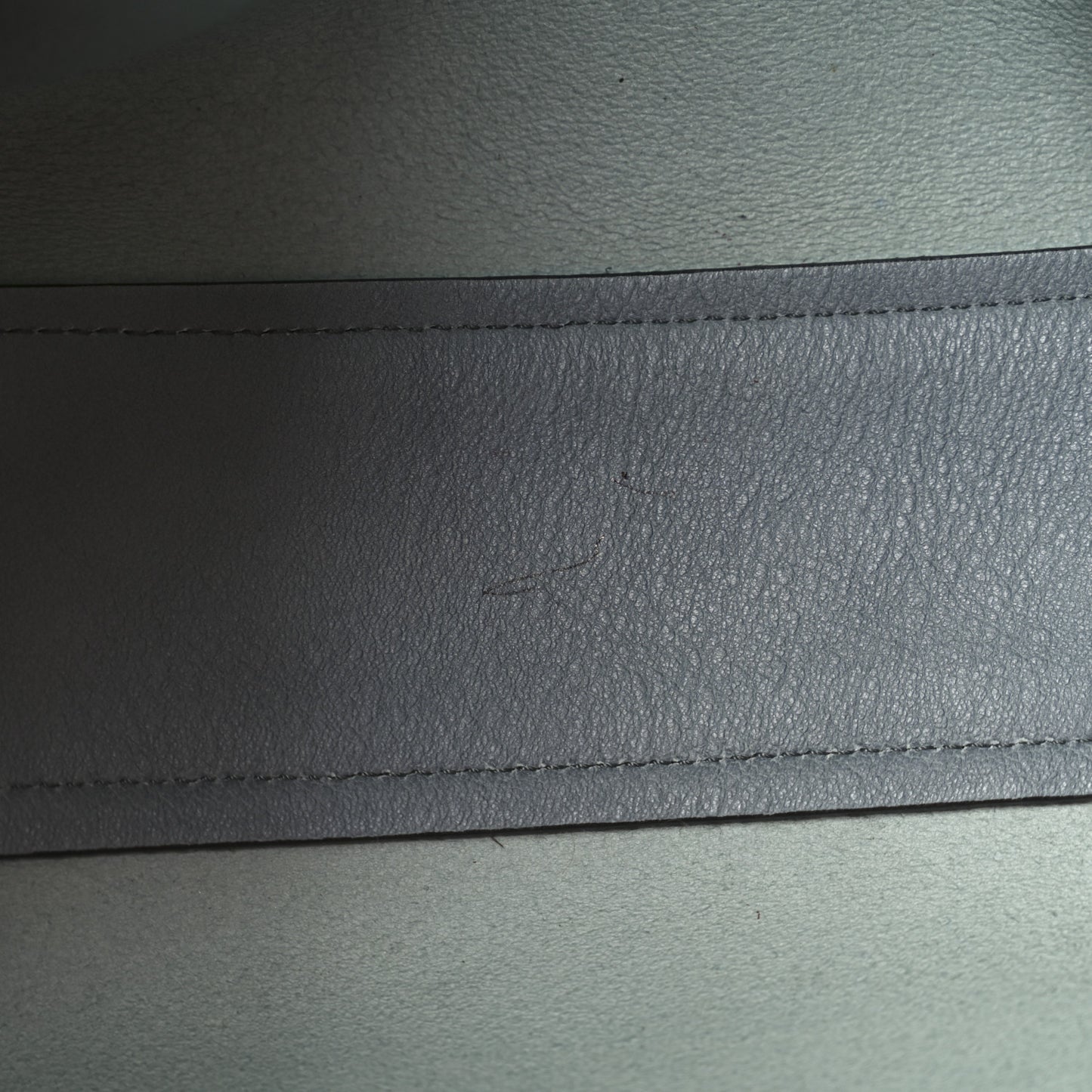 Smooth Calfskin Medium Milo Shopping Tote Cloudy Blue