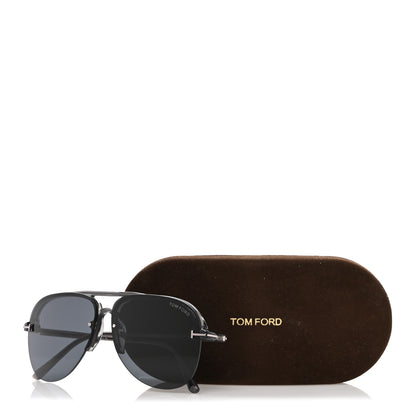 Tom Ford Terry Aviator Sunglasses TF1004 Grey Smoke 9 of 9