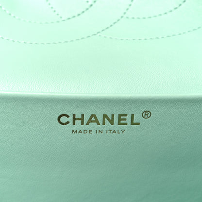Chanel Suede Calfskin Small Souplissimo Maxi Flap Green 6 of 11