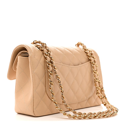 Chanel Caviar Quilted Small Double Flap Beige 3 of 11