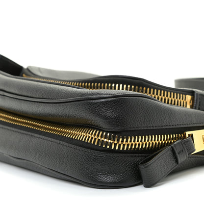 Tom Ford Grained Calfskin Medium Jennifer Crossbody Bag Black 7 of 11
