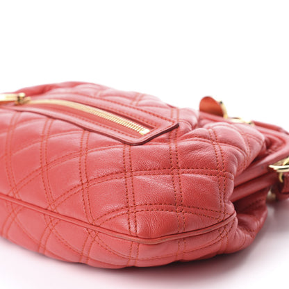 Marc Jacobs Calfskin Quilted Little Stam Red 7 of 10