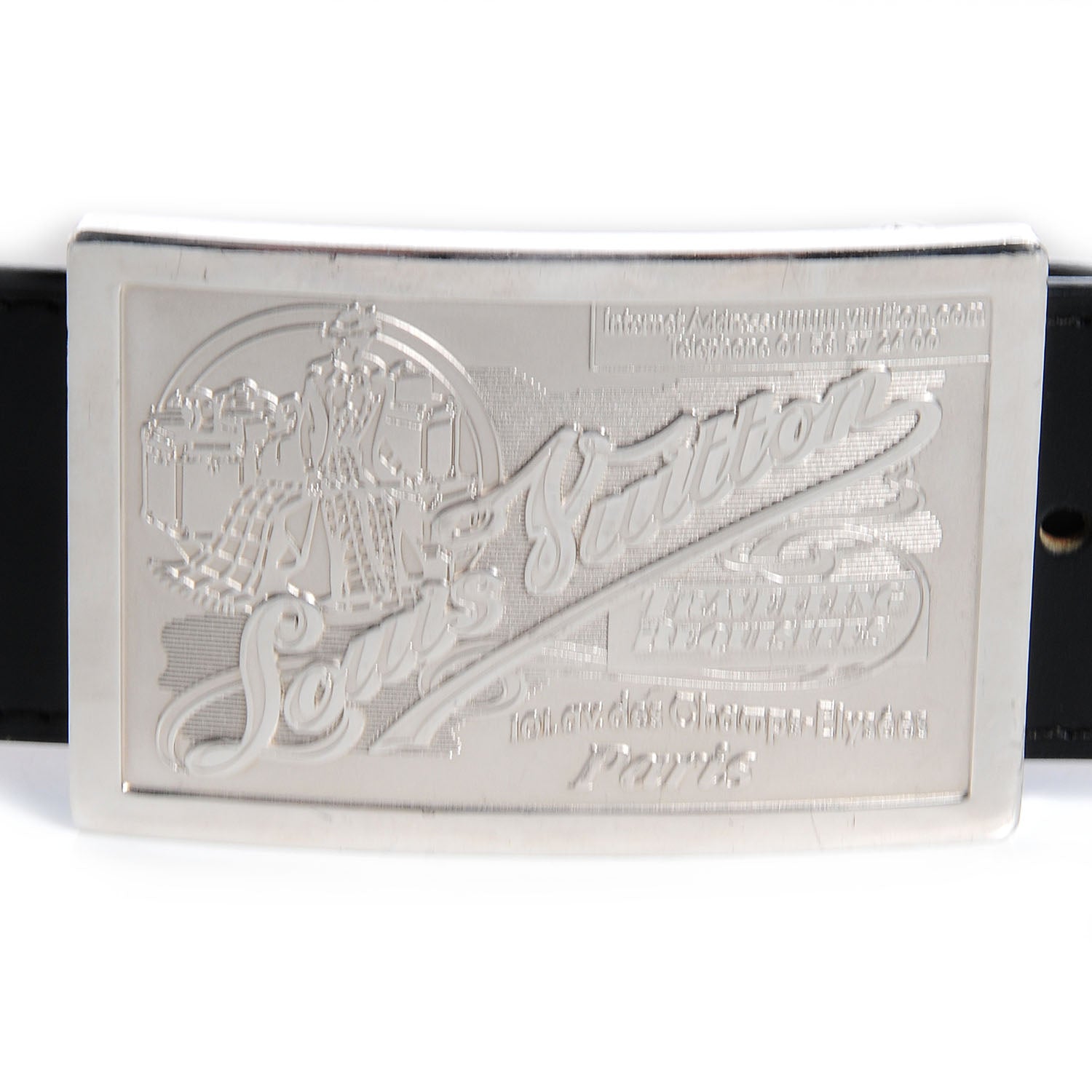 Louis Vuitton Jeans Calfskin Belt 95 38 4 of 9