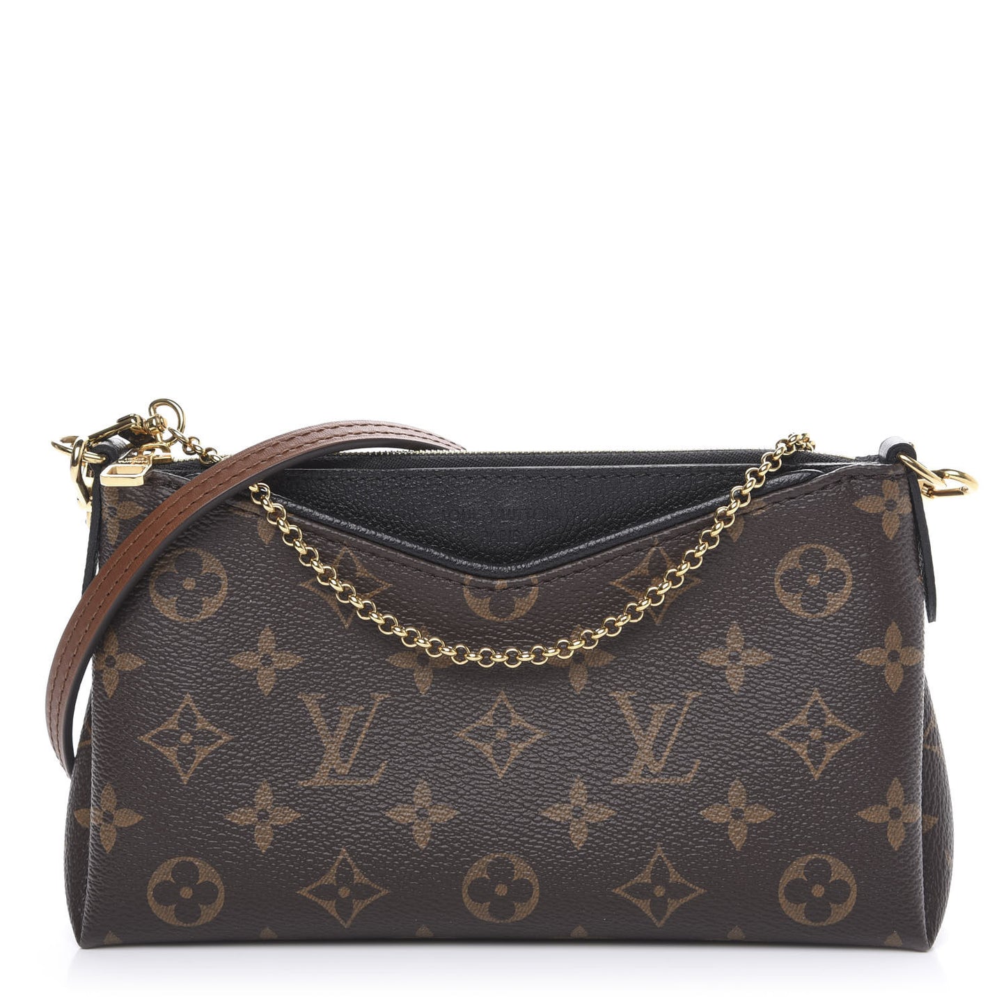 Monogram Pallas Clutch Black
