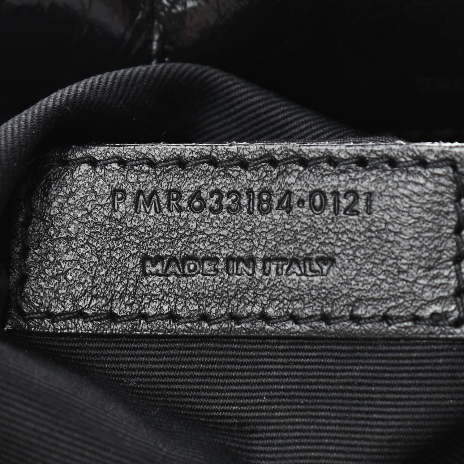Saint Laurent Crinkled Calfskin Matelasse Monogram Medium Niki Chain Satchel Black 7 of 9