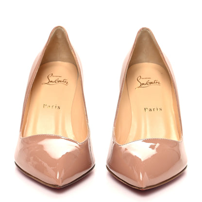 Christian Louboutin Patent Corneille 85 Pumps 38 Nude 2 of 8