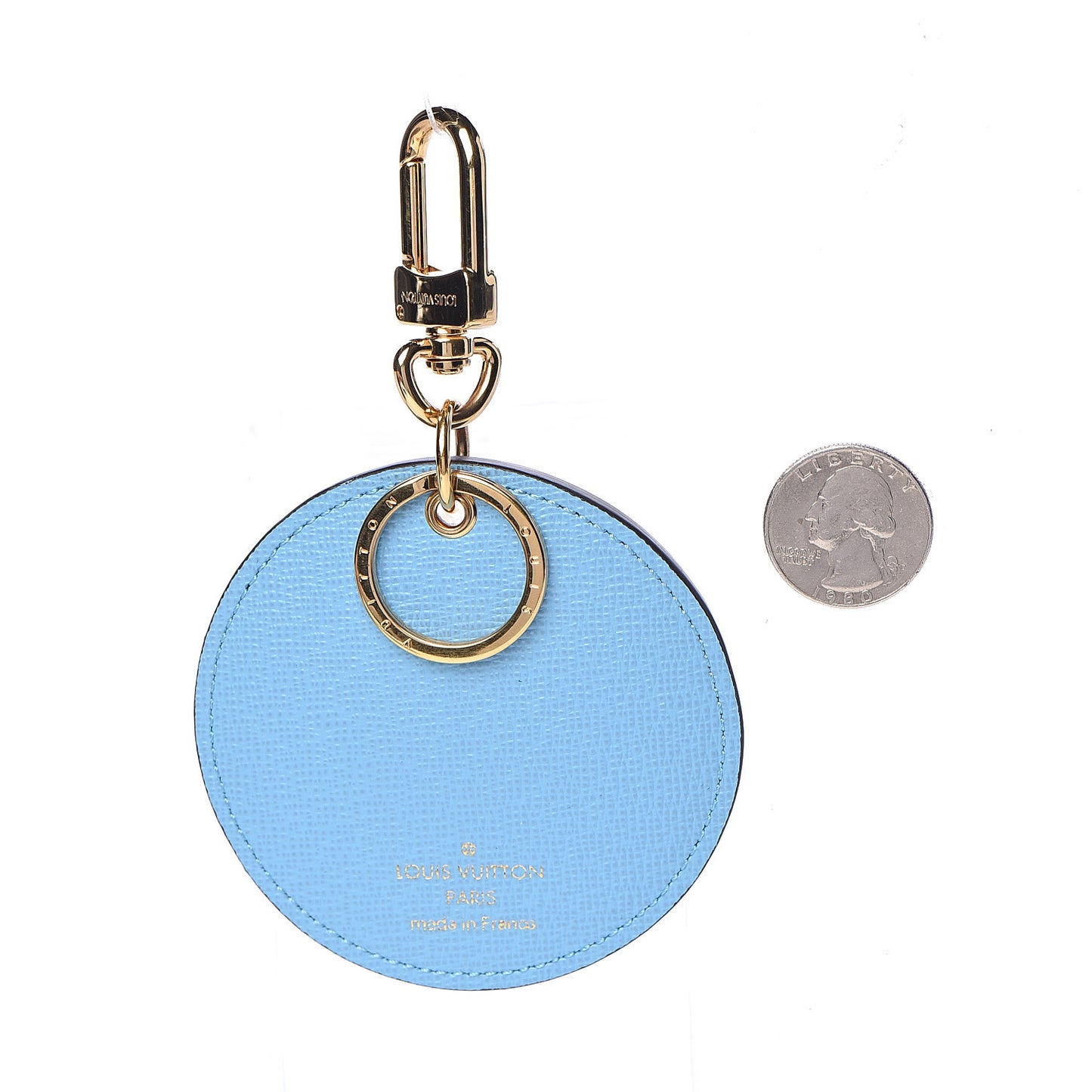 Damier Ebene Illustre Manchot Bag Charm Key Ring
