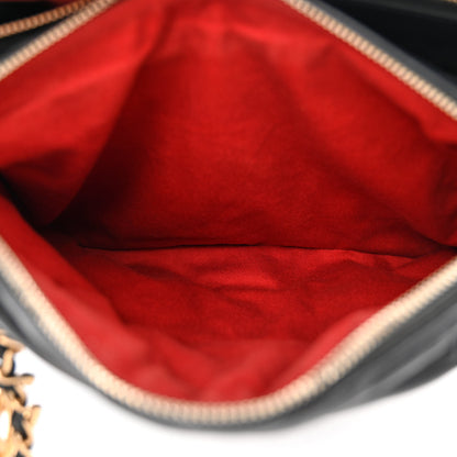 Chanel Lambskin Quilted Medium Bowling Bag Black 9 of 14