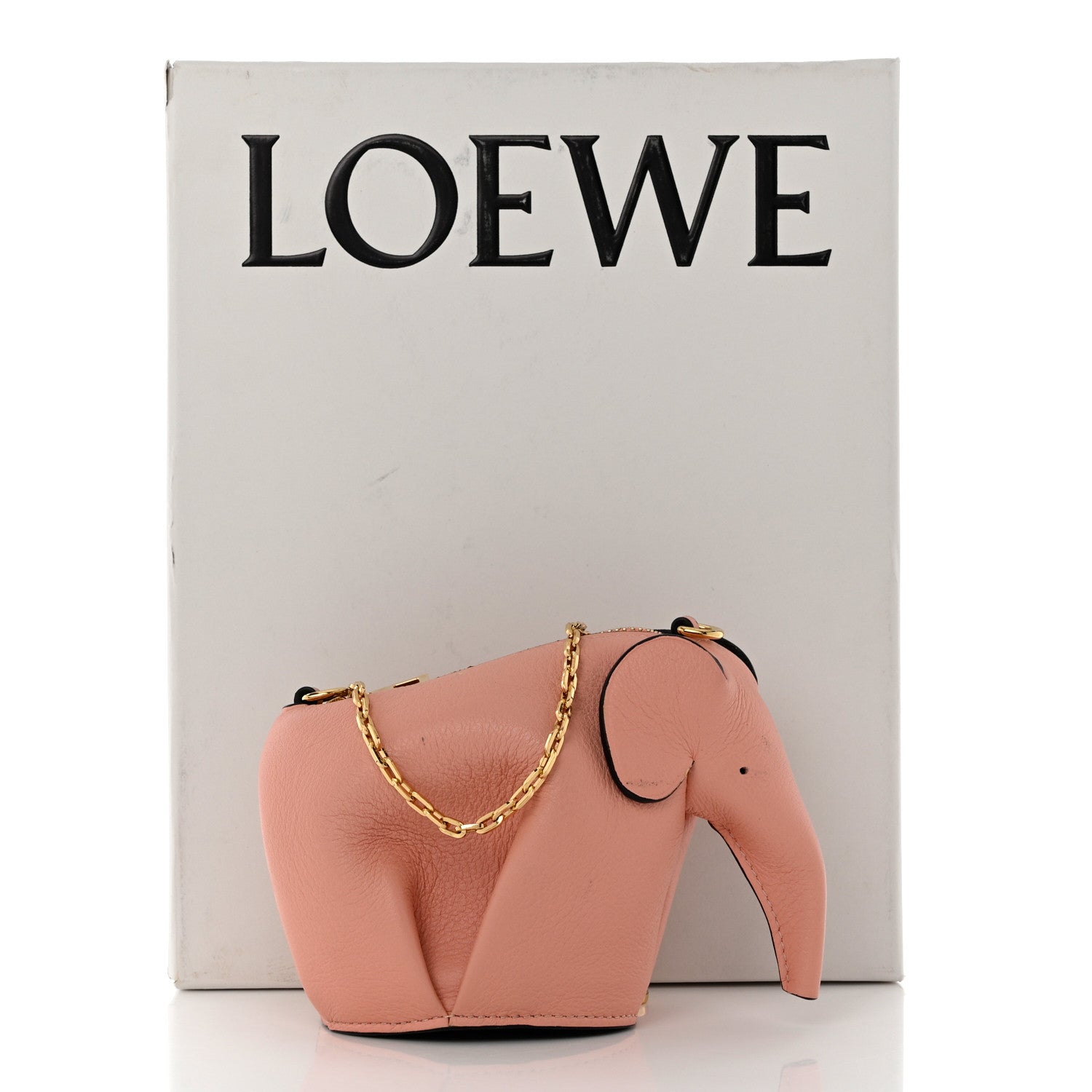 Loewe Calfskin Mini Elephant Crossbody Bag Pink 9 of 9