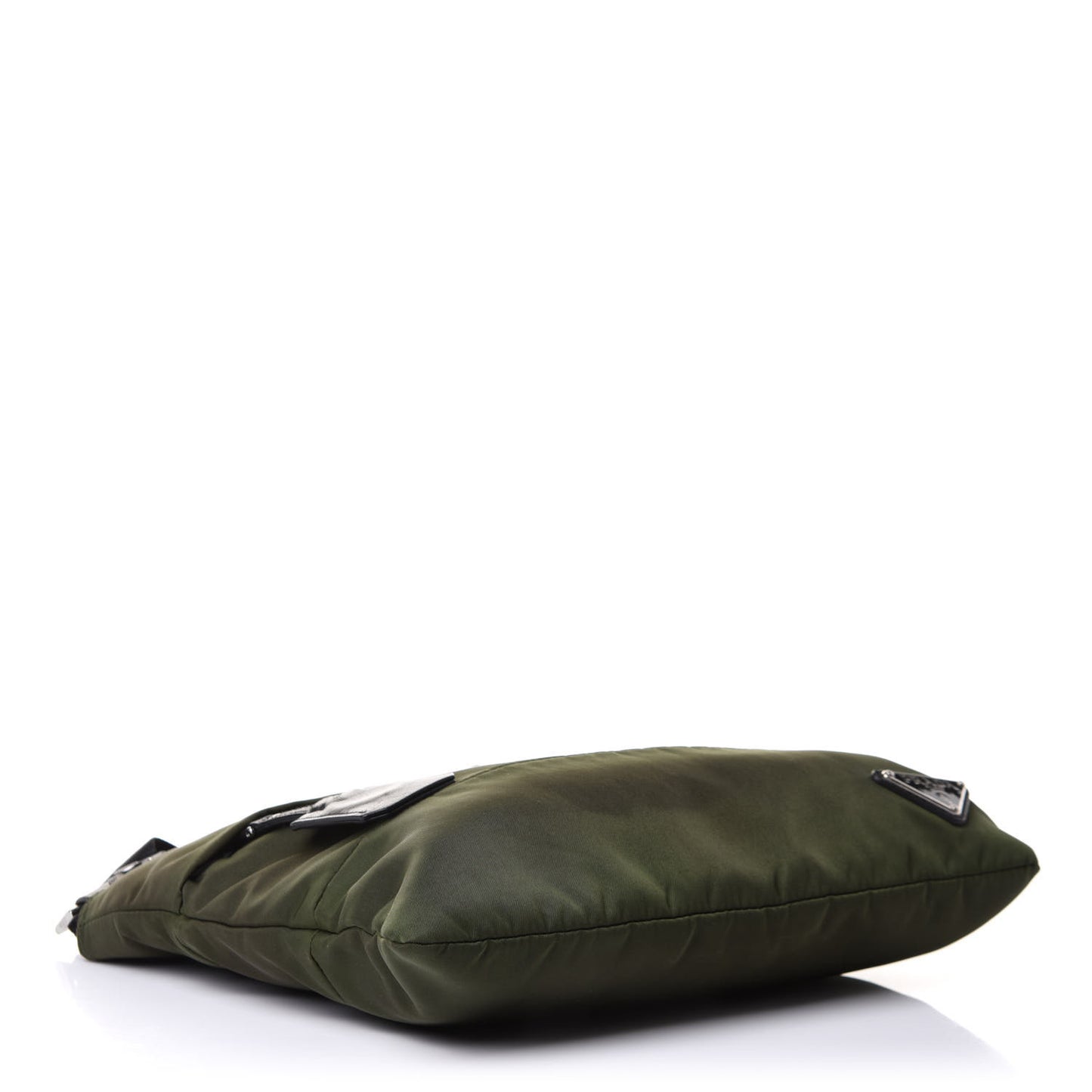 Tessuto Nylon Flat Messenger Bag Militare