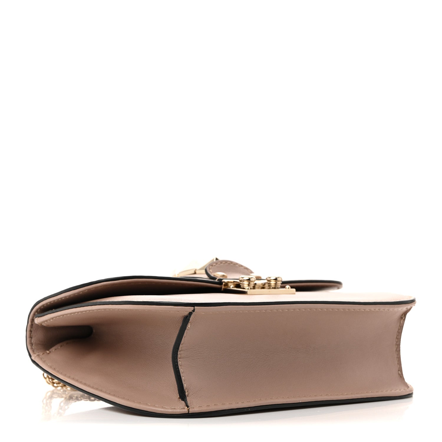 Valentino Garavani Vitello Small Glam Lock Rockstud Flap Poudre 4 of 12