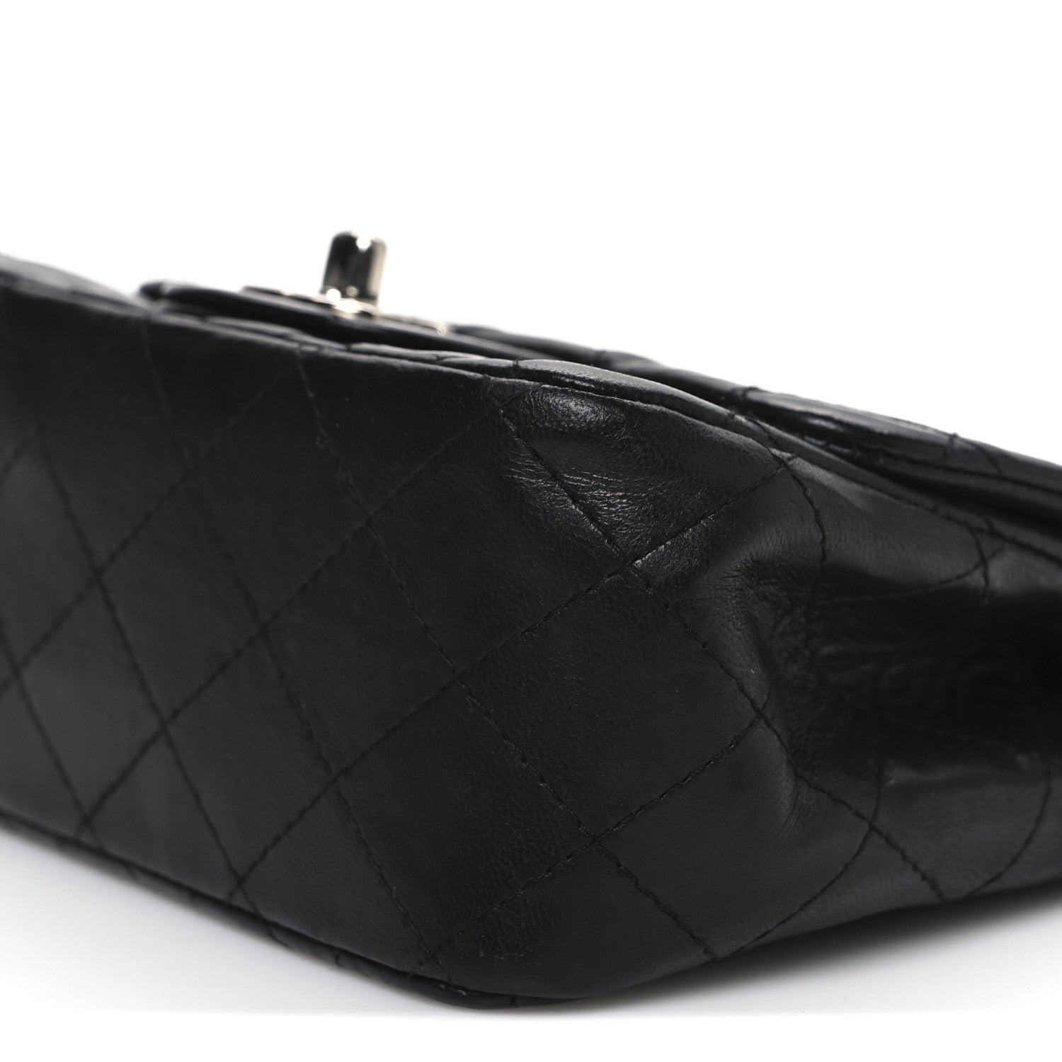 Chanel Lambskin Quilted Mini Square Flap Black 1872584 – FASHIONPHILE