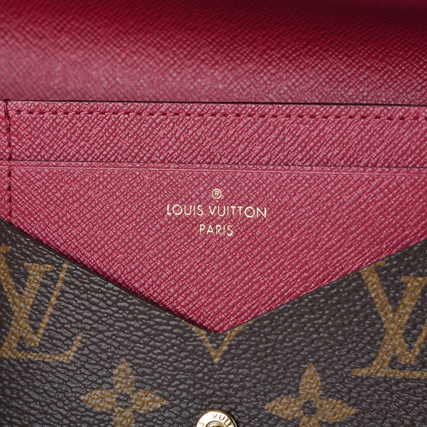 Monogram Jeanne Wallet Fuchsia