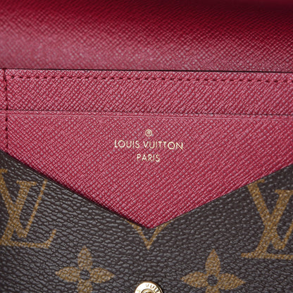 Louis Vuitton Monogram Jeanne Wallet Fuchsia 6 of 8