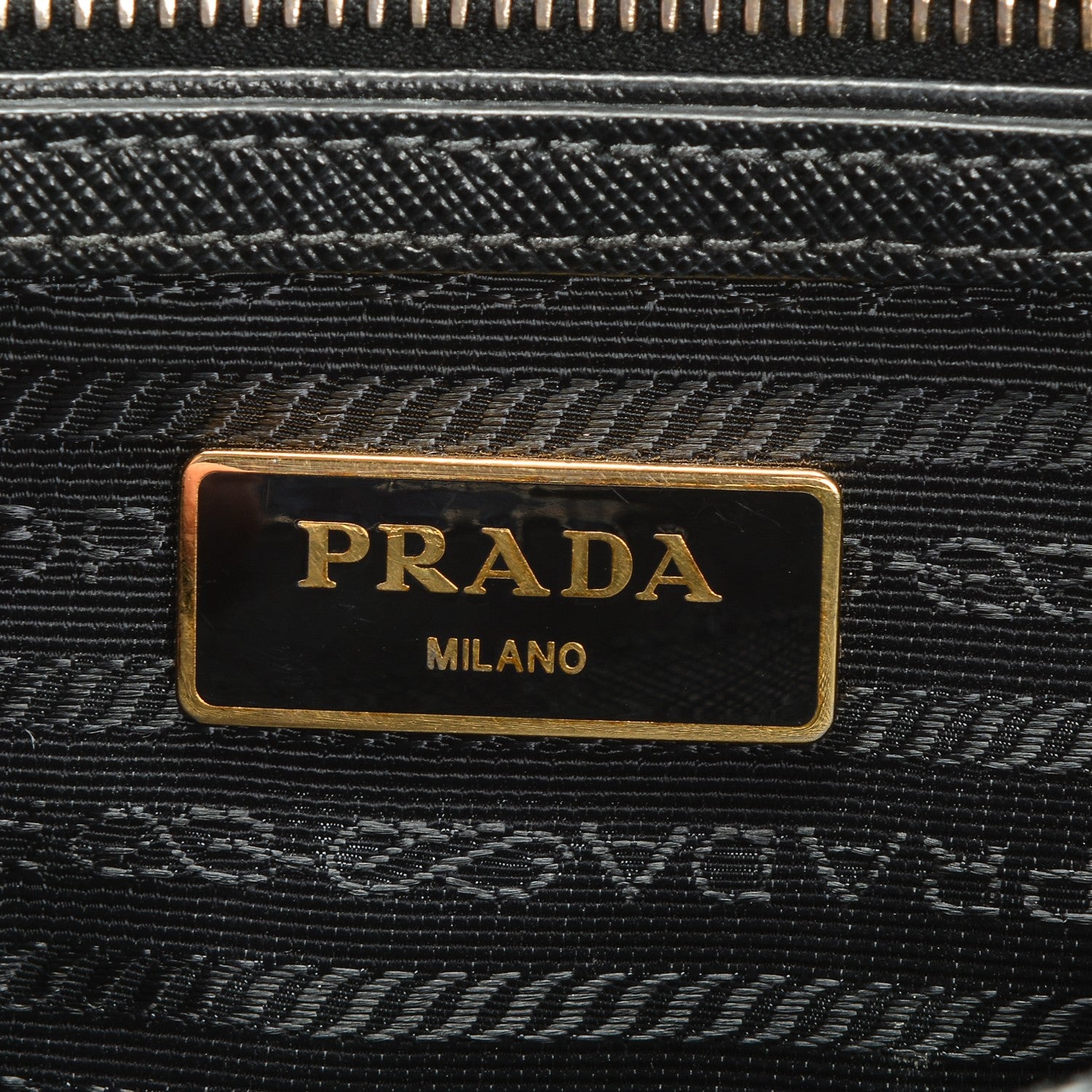 Prada Saffiano Small Galleria Double Zip Tote Black 6 of 8