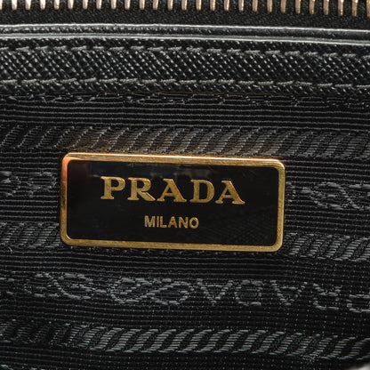 Prada Saffiano Small Galleria Double Zip Tote Black 6 of 8