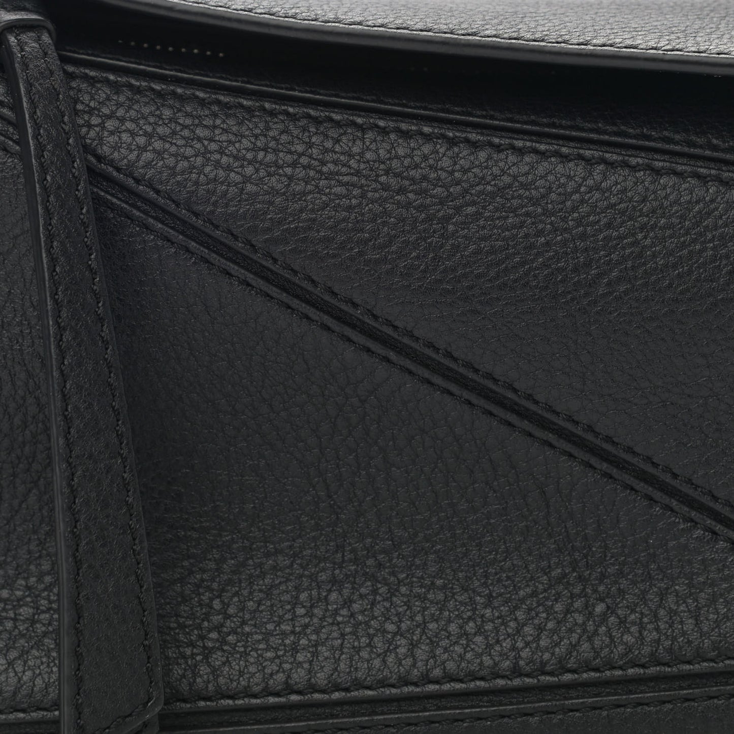 Calfskin Mini Puzzle Bag Black