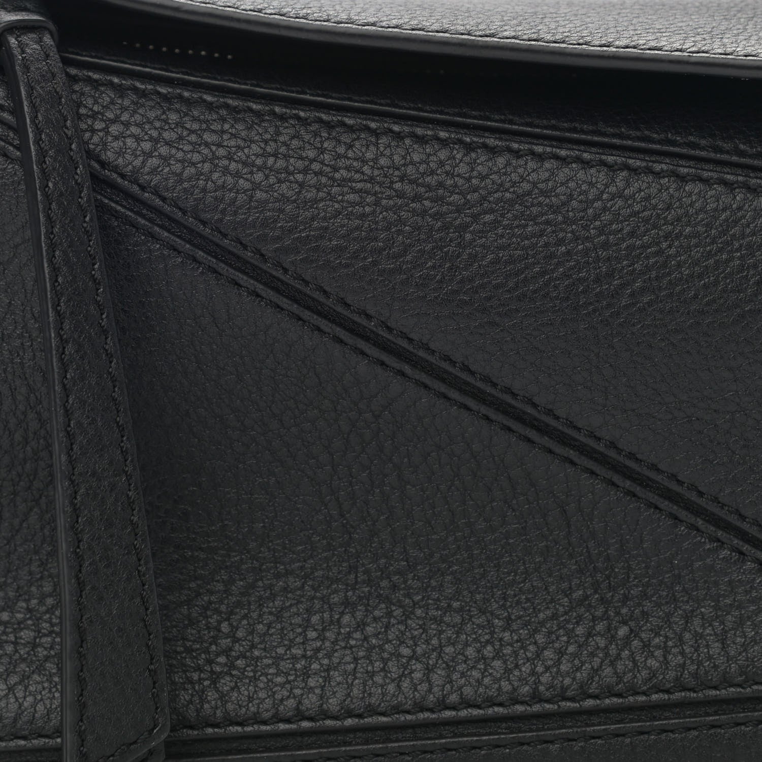 Loewe Calfskin Mini Puzzle Bag Black 8 of 10