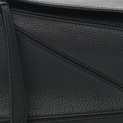 Loewe Calfskin Mini Puzzle Bag Black 8 of 10