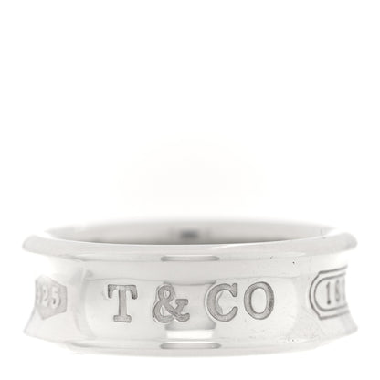 Tiffany Sterling Silver 1837 Band Ring 52 6 1 of 4