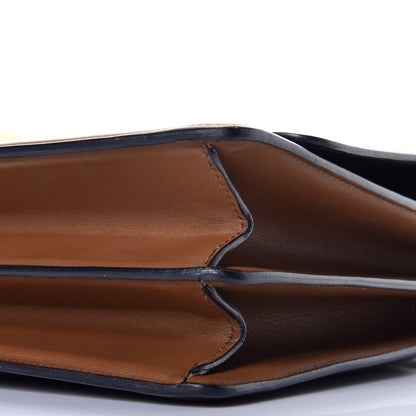 Celine Calfskin Medium Bi-Color Case Flap Camel 8 of 8