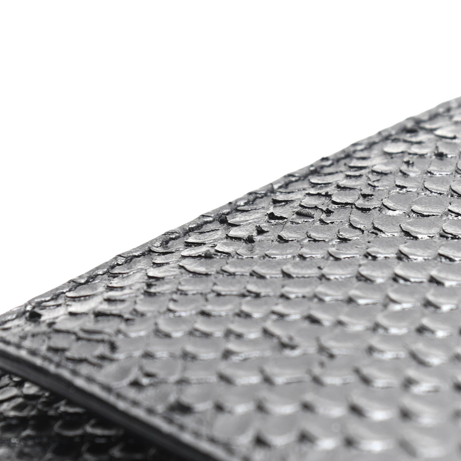 Saint Laurent Python Calfskin Embossed Medium Kate Satchel Black 10 of 13