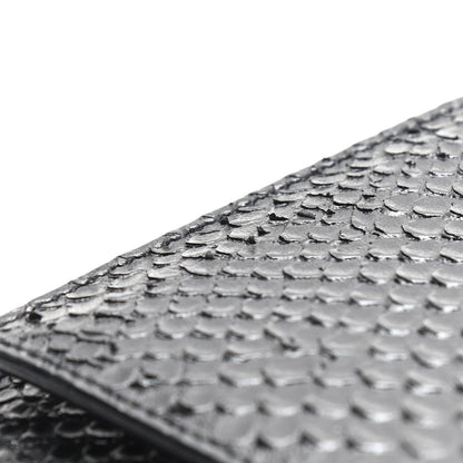 Saint Laurent Python Calfskin Embossed Medium Kate Satchel Black 10 of 13