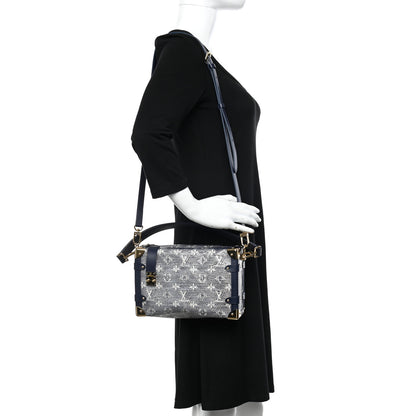 Louis Vuitton Monoglam Side Trunk MM Blue 2 of 9