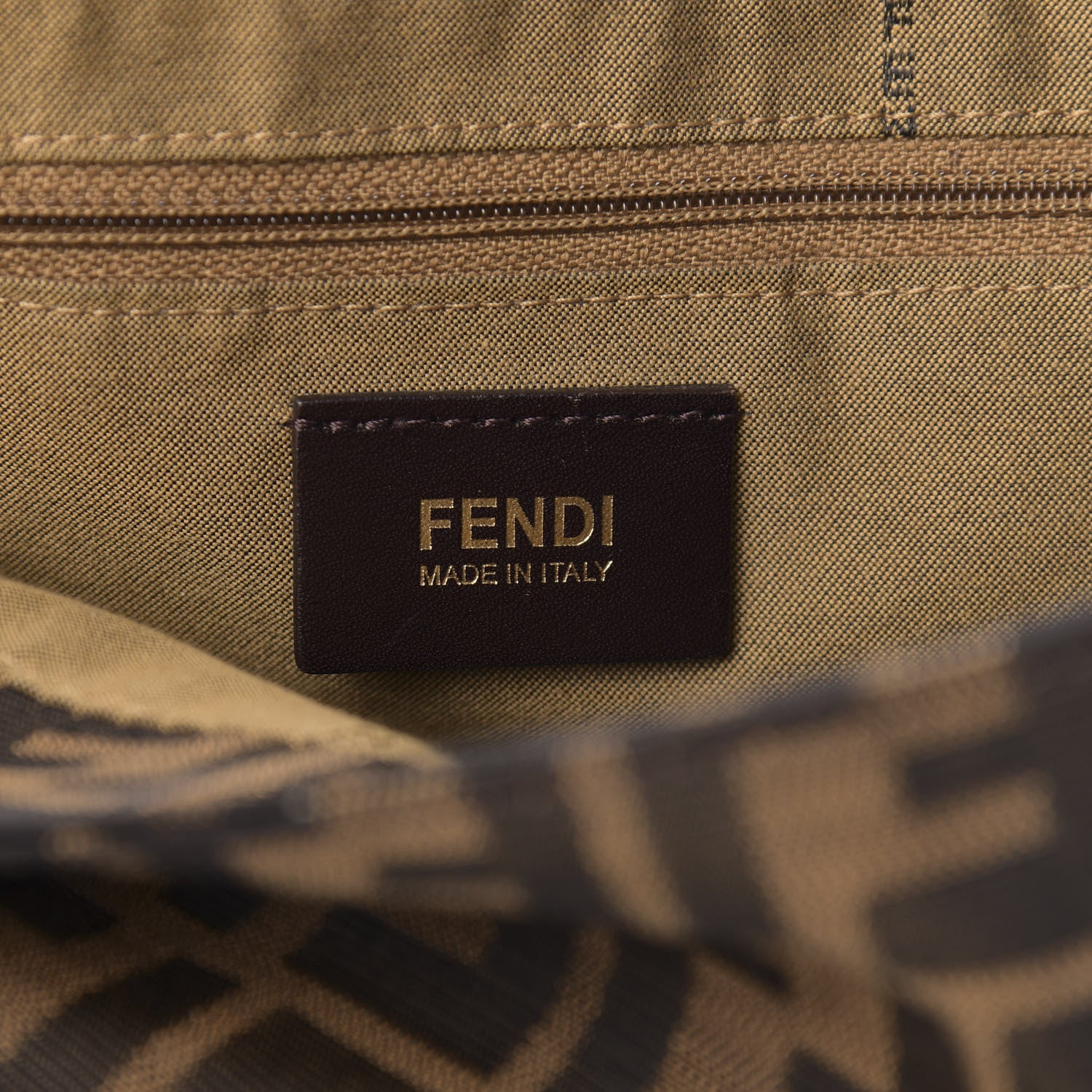 Fendi Zucca Big Forever Mama Baguette Tobacco 6 of 11
