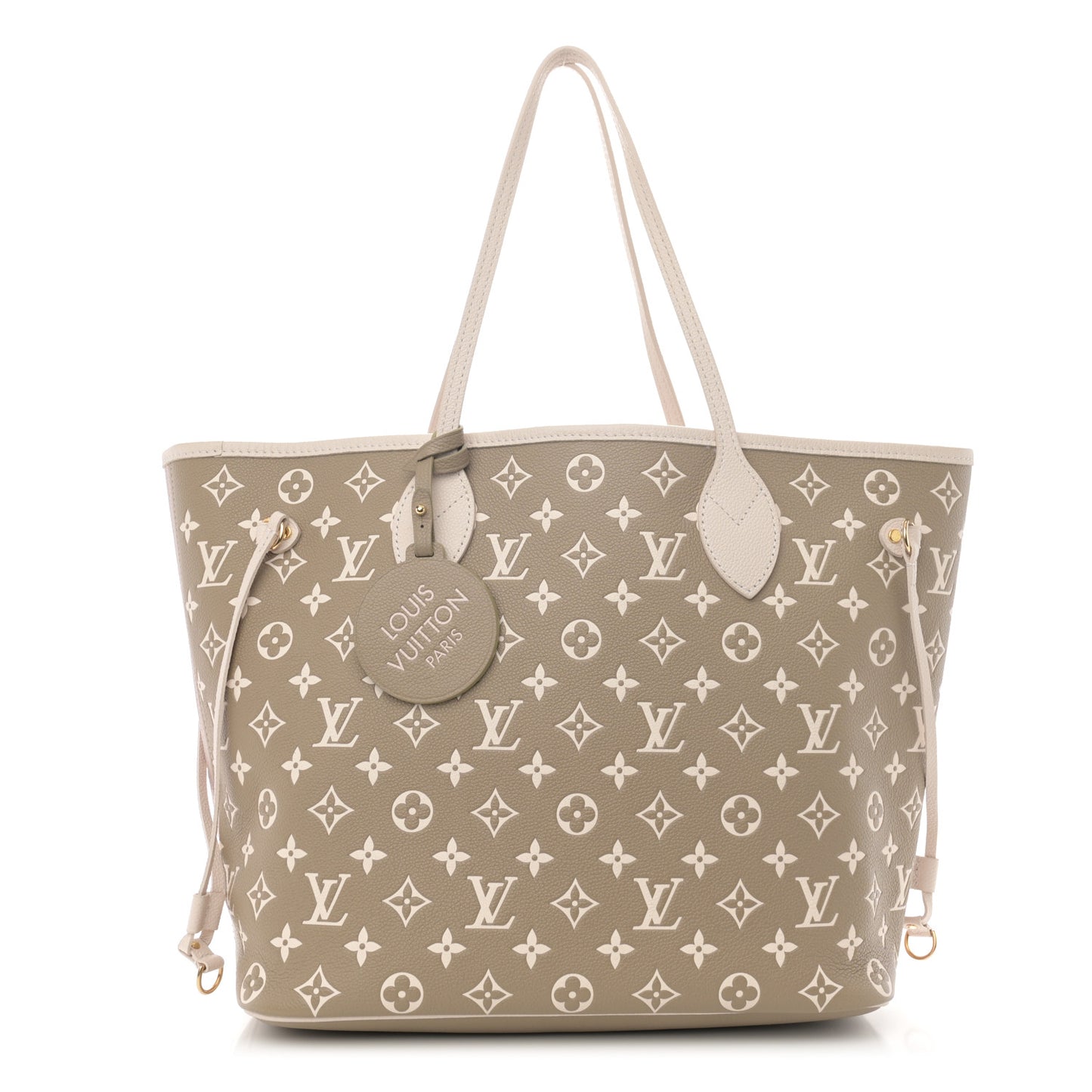 Empreinte Monogram Spring In The City Neverfull MM Kaki Beige Cream