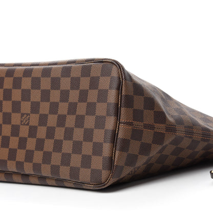 Louis Vuitton Damier Ebene Neo Neverfull MM Rose Ballerine 7 of 10