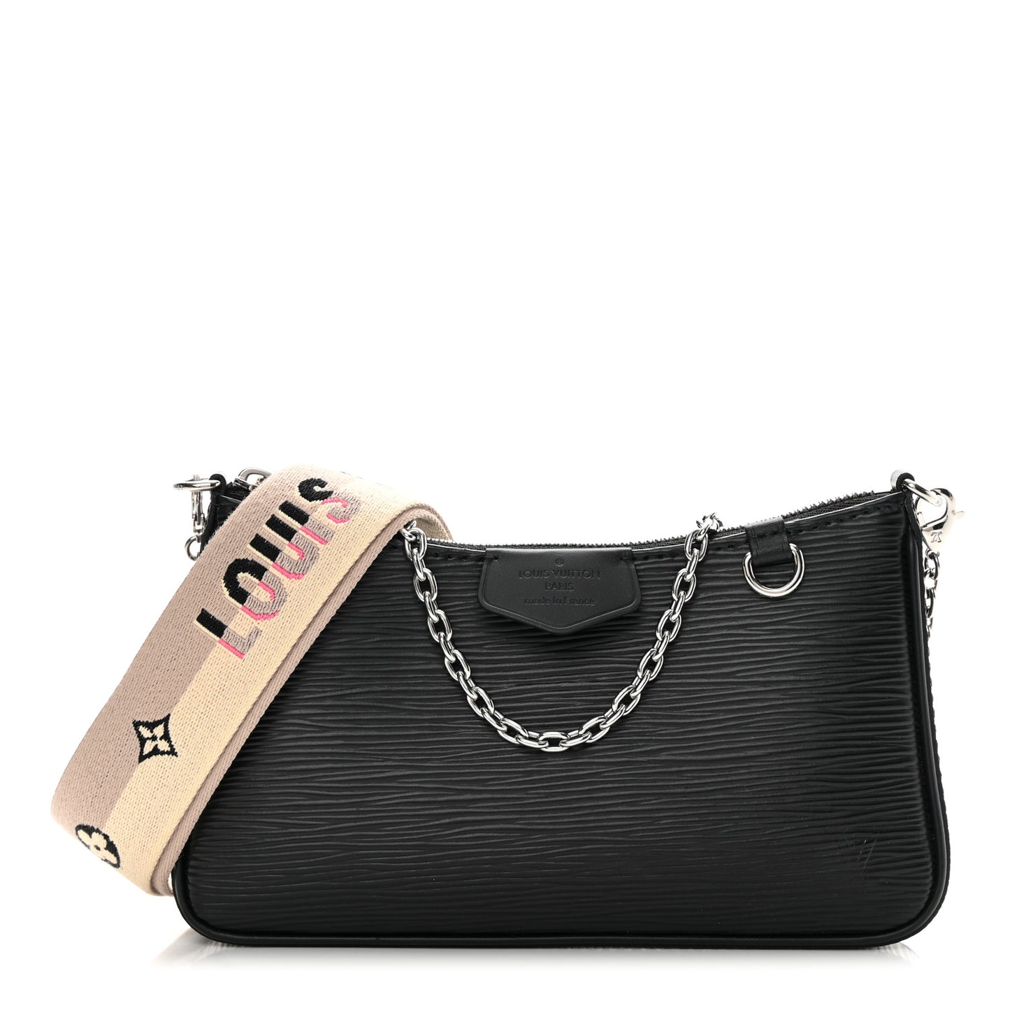 Epi Logo Easy Pouch On Strap Black