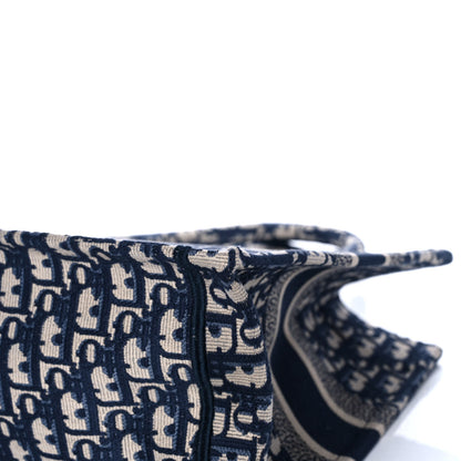 Christian Dior Oblique Medium Book Tote Blue Multicolor 10 of 11