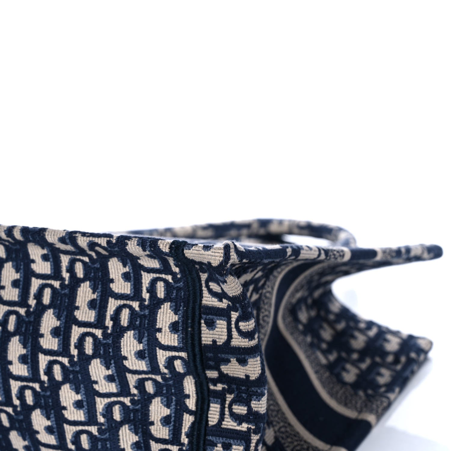 Christian Dior Oblique Medium Book Tote Blue Multicolor 10 of 11