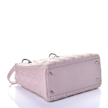 Christian Dior Lambskin Cannage Medium Lady Dior Light Pink 5 of 10